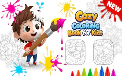 Cozy Coloring Book for Kids