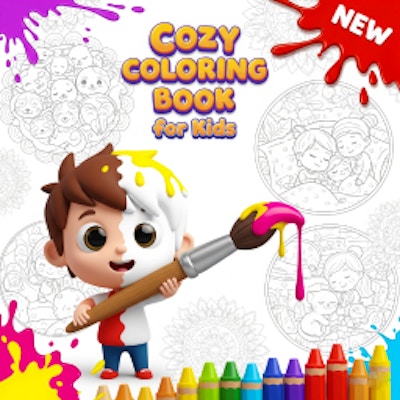 Cozy Coloring Book for Kids By Gamepix