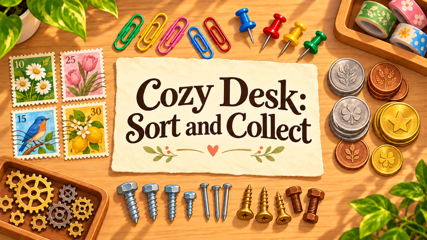 Cozy Desk Sort and Collect