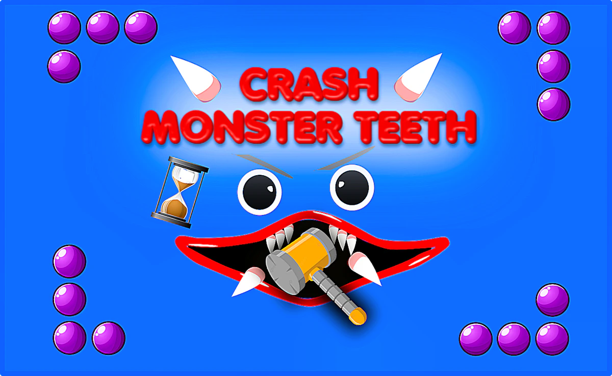 Play Crash Monster Teeth — free online Kids game