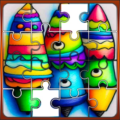 Crayon Jigsaw Jam By Gamepix