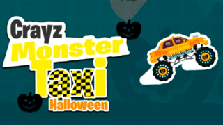 Crayz Monster Taxi Halloween game cover