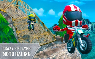 Crazy 2 Player Moto Racing game cover