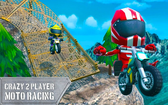 Crazy 2 Player Moto Racing 🕹️ Play Now on GamePix