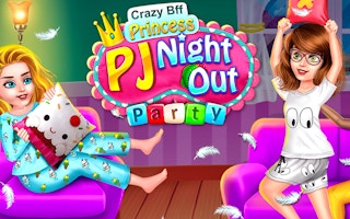 Crazy Bff Princess Pj Night Out Party game cover