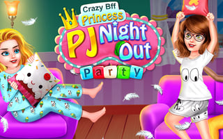 Juega gratis a Crazy BFF Princess PJ Night Out Party
