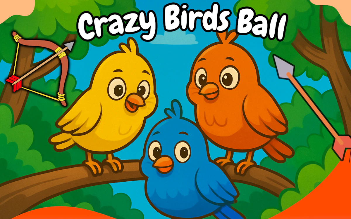 Play Crazy Birds Ball — free online Casual game