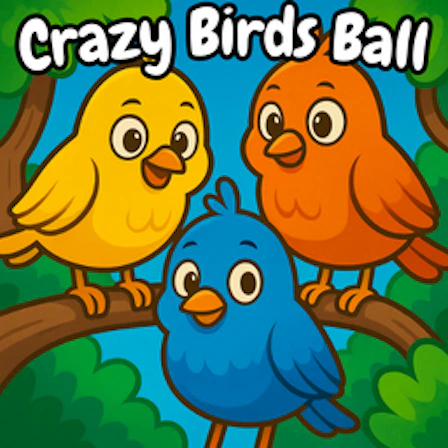 Crazy Birds Ball game thumbnail