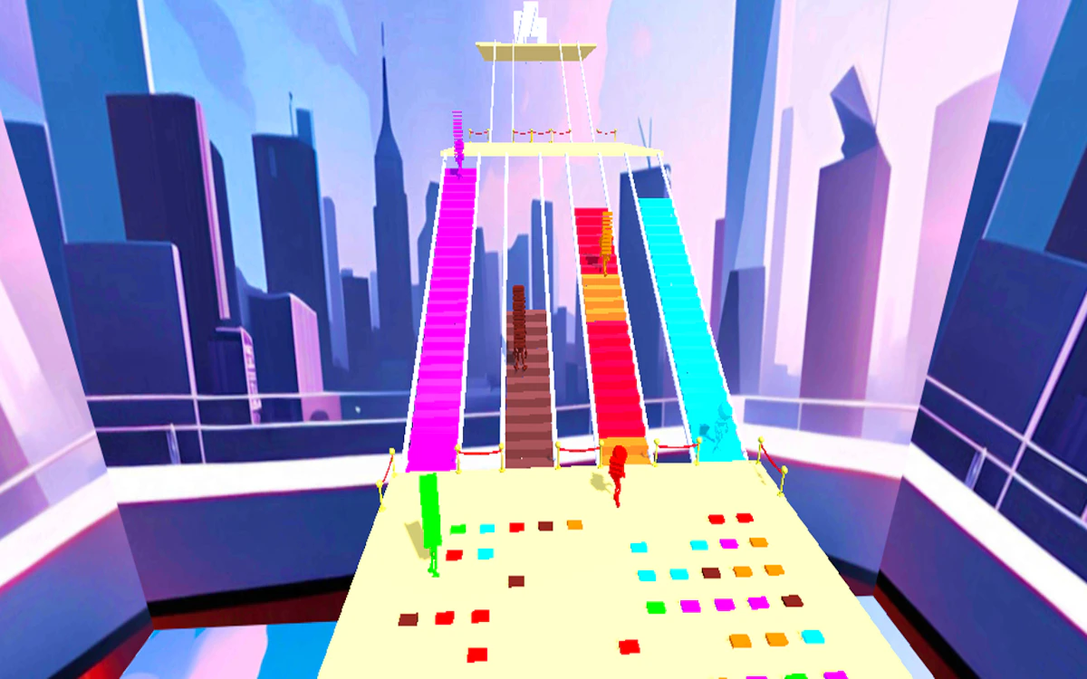 Play Crazy Bridge Rush Build Stash and Run — free online Casual game