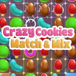 Crazy Cookies Match & Mix Online puzzle Games on taptohit.com