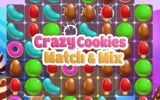 Juega gratis a Crazy Cookies Match & Mix