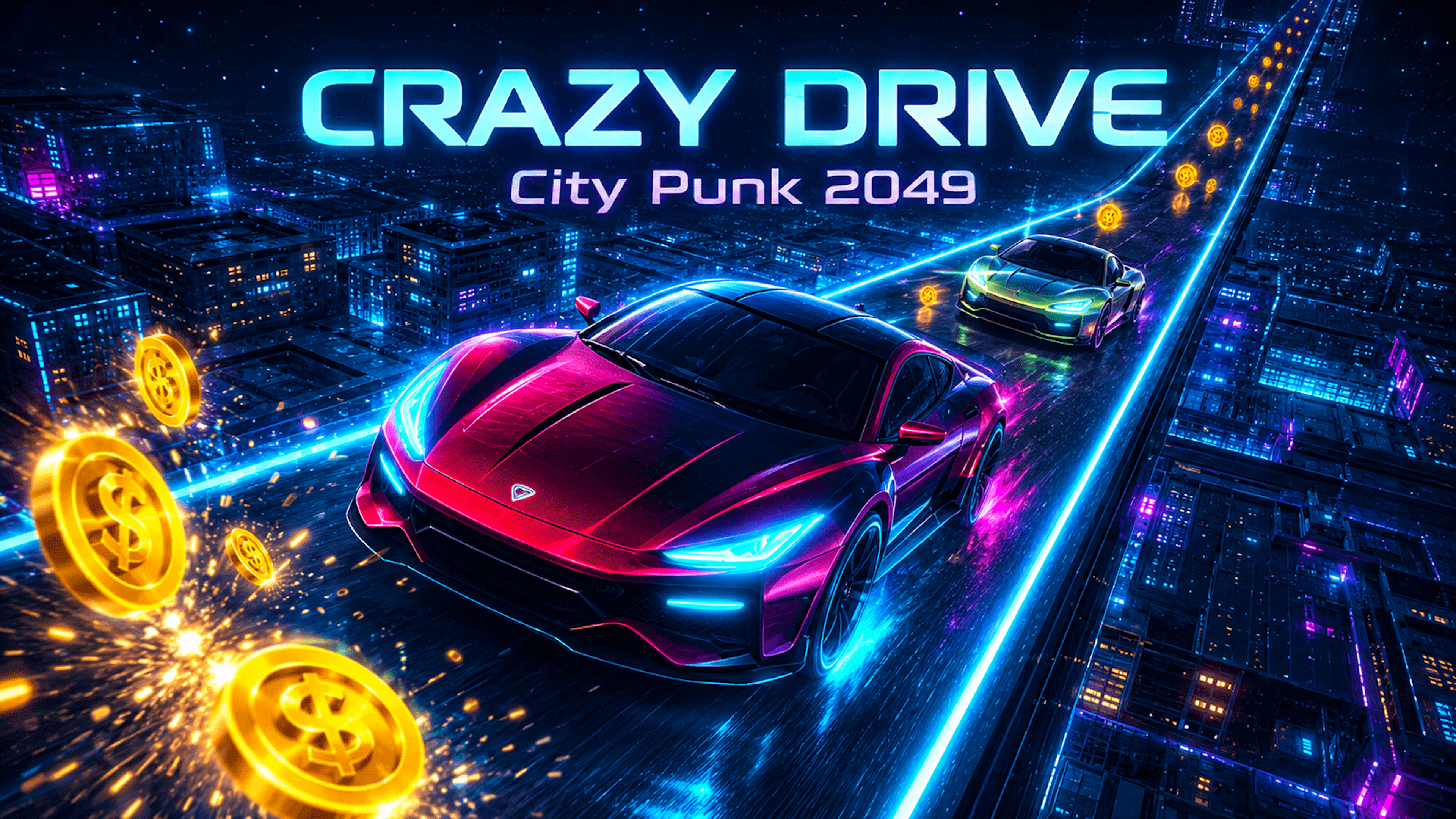 Crazy Drive City Punk 2049