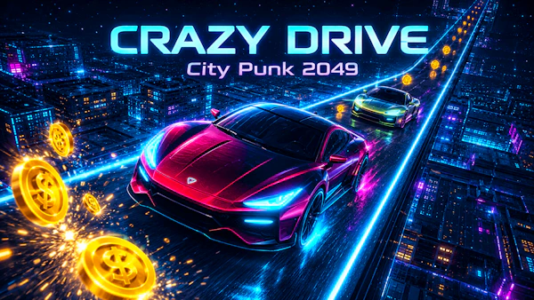 Crazy Drive City Punk 2049