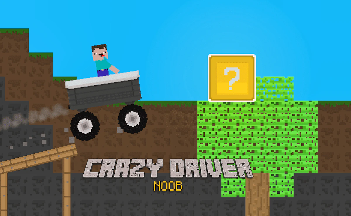 Play Crazy Driver Noob — free online Adventure game