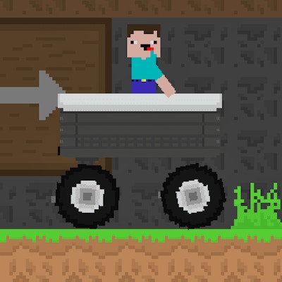 Crazy Driver Noob By Gamepix