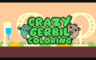 Crazy Gerbil Coloring