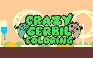 Crazy Gerbil Coloring