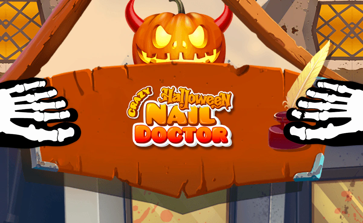 Play Crazy Halloween Nail Doctor — free online Halloween game