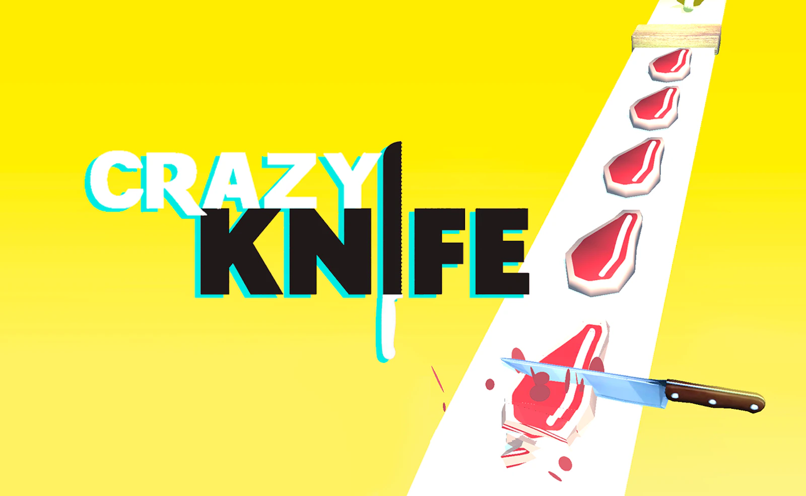Crazy Knife — free online arcade game on Glaze Games