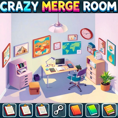 Crazy Merge Room By Gamepix