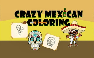 Crazy Mexican Coloring Book game cover