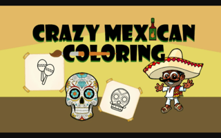 Crazy Mexican Coloring Book game cover