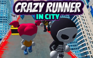 Crazy Runner In City game cover