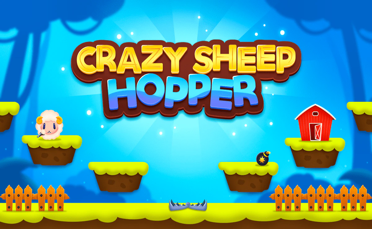 Play Crazy Sheep Hooper — free online Arcade game