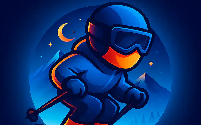 Crazy Snow Skier Platformer