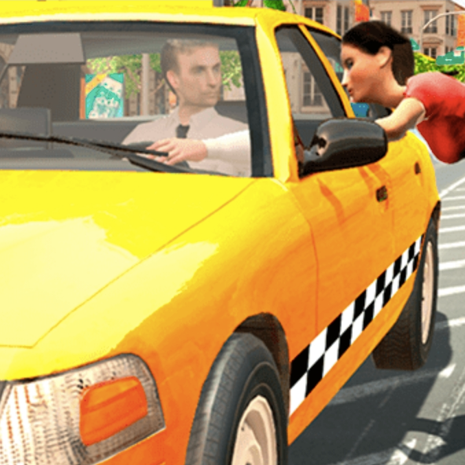 Crazy Taxi Simulator 🕹️ Play Now on GamePix