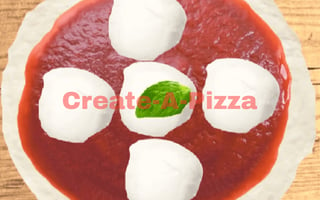 Create-a-pizza game cover