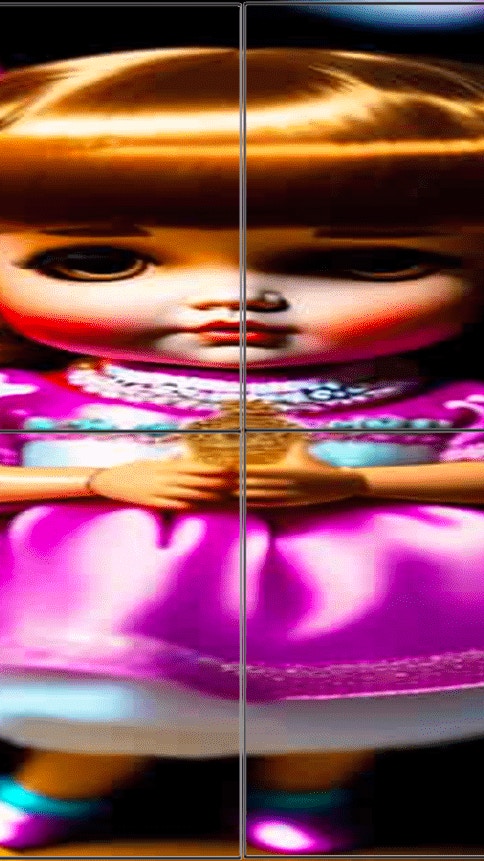 Creepy Doll Photo Block Blitz