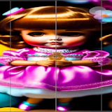 Creepy Doll Photo Block Blitz