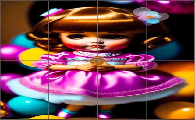 Creepy Doll Photo Block Blitz