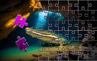 Crocodile Jigsaw Perfect Slide Puzzle game cover