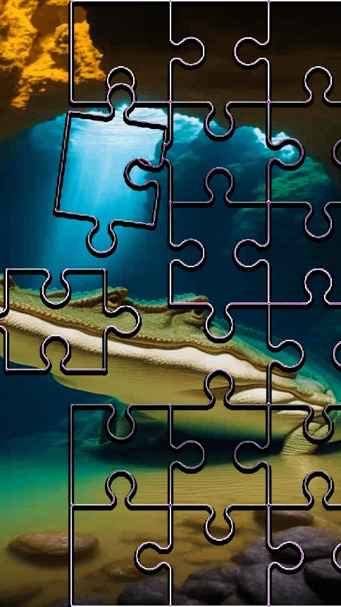 Crocodile Jigsaw Perfect Slide Puzzle