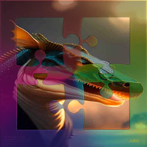 Crocodile Jigsaw Perfect Slide Puzzle Thumbnail