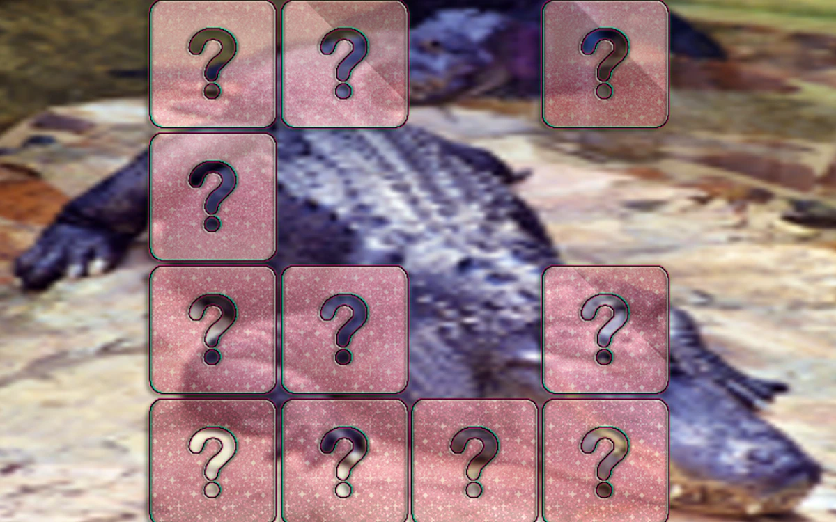 Crocodile Memory Match game thumbnail