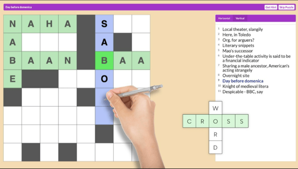 Crossword Puzzles 🕹️ Play Now on GamePix