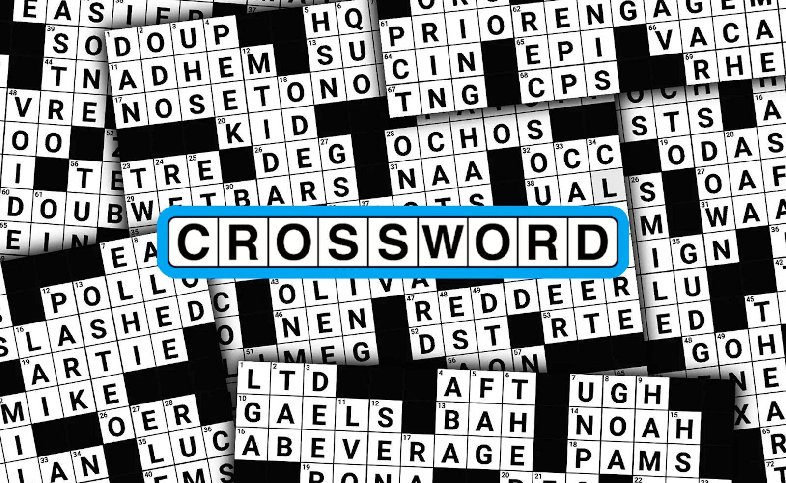 Crossword — free online trivia game on Glaze Games