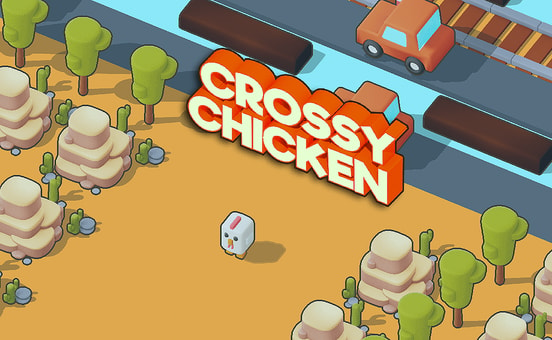 🕹️ Play Crossy Chicken Game: Free Online Isometric Chicken Cross the Road  Video Game for Kids & Adults