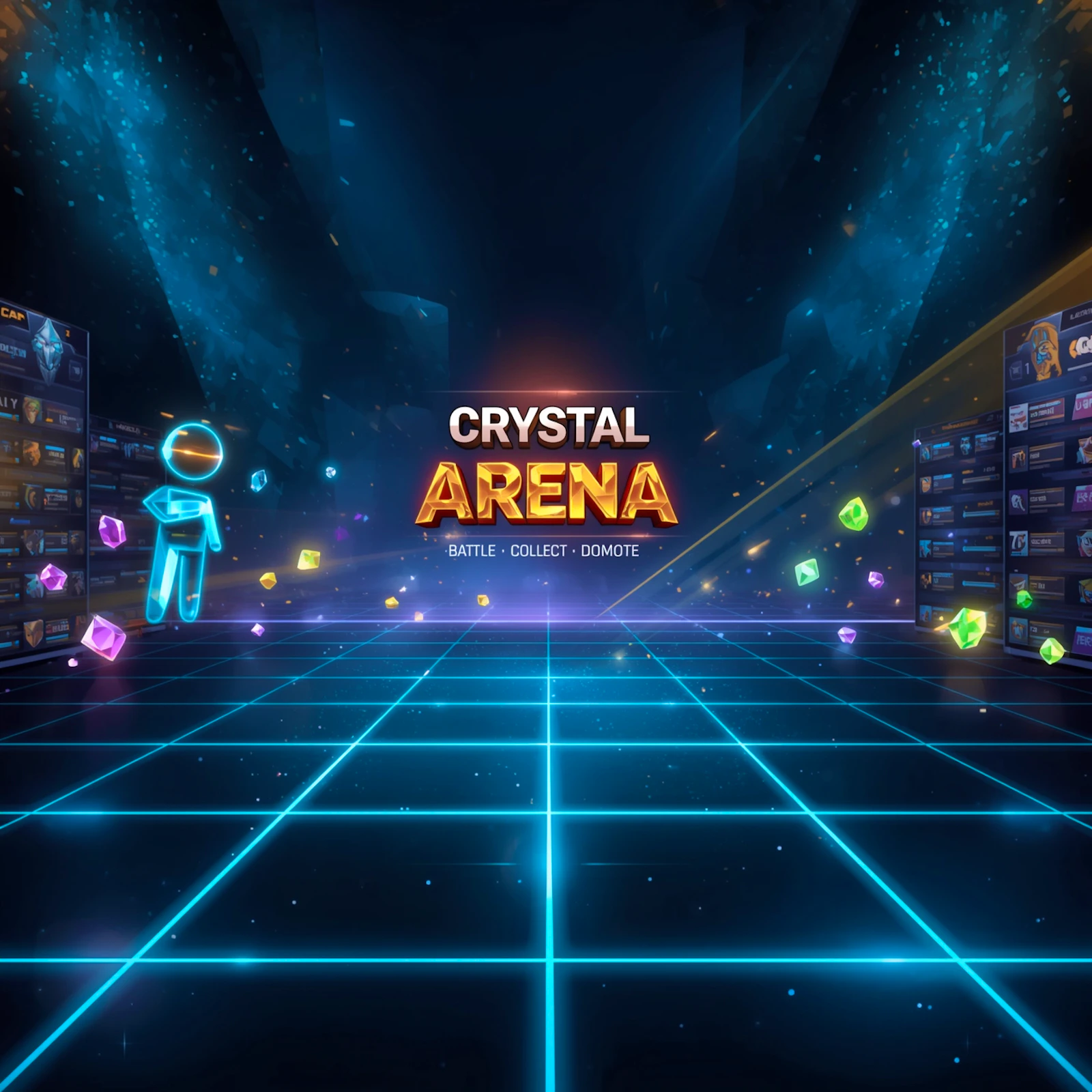 Crystal Arena IO — free online io game on Glaze Games