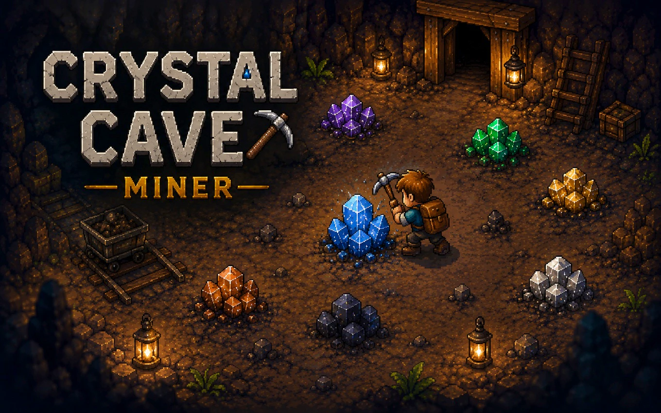 Crystal Cave Miner