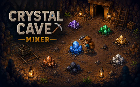Crystal Cave Miner game thumbnail