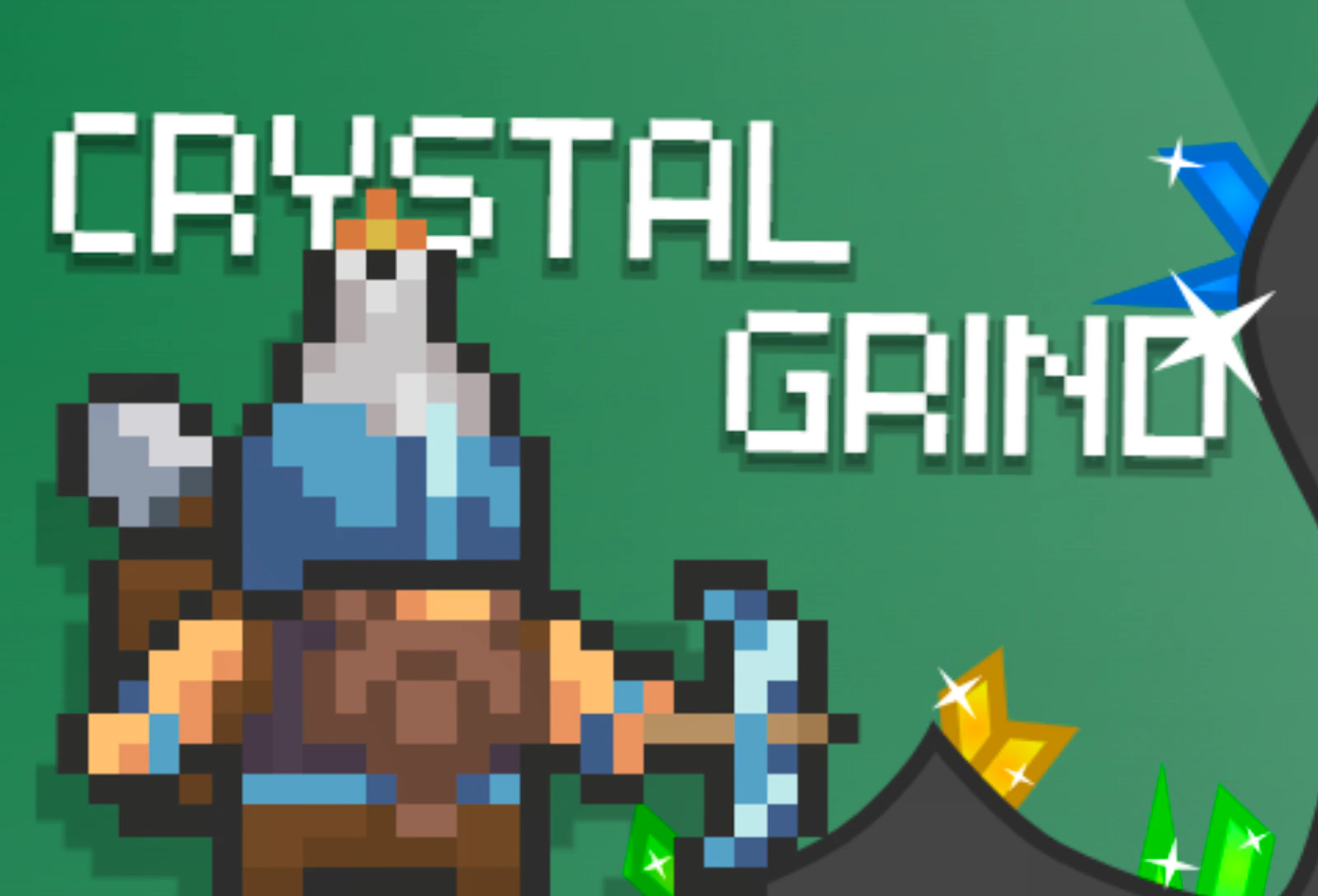 Crystal Grind! — free online clicker game on Glaze Games