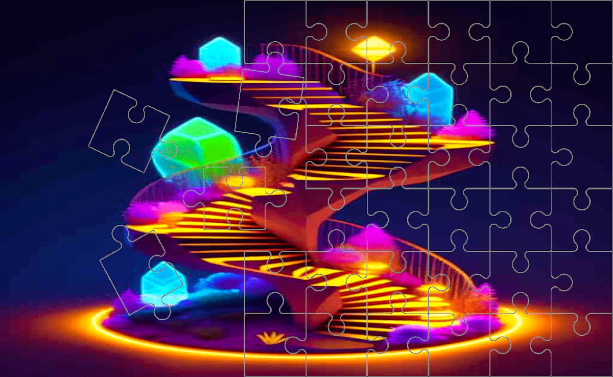 Play Crystals Sliding Image Adventure — free online Brain game