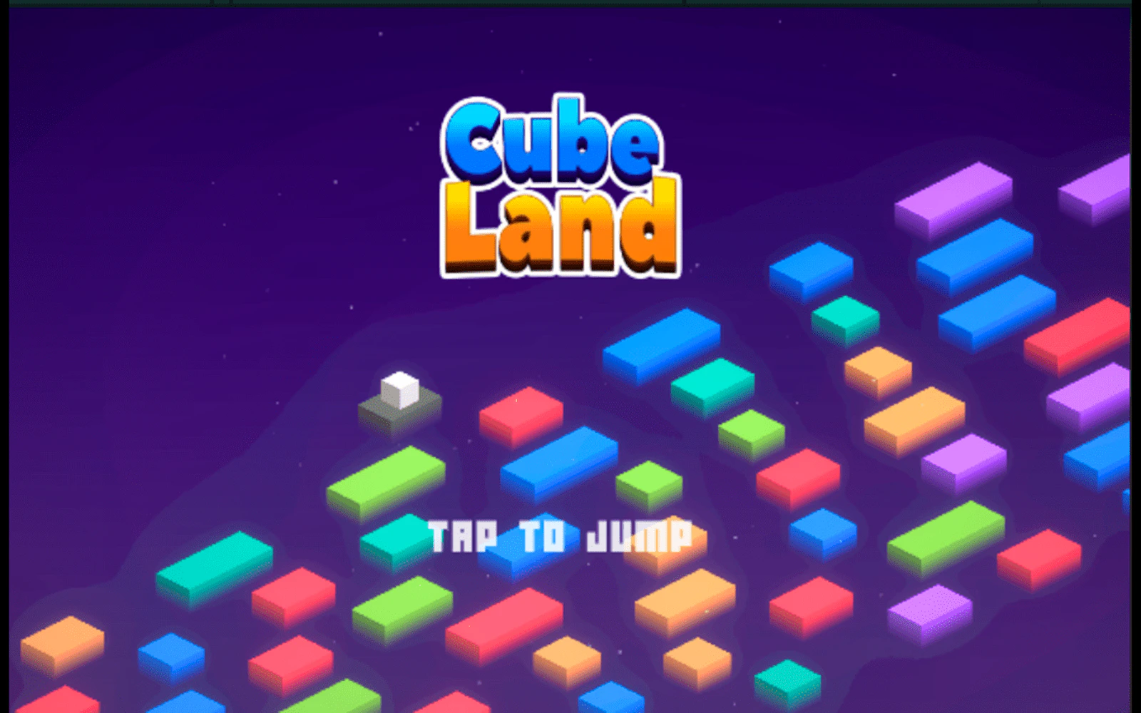 Cube Land — free online arcade game on Glaze Games