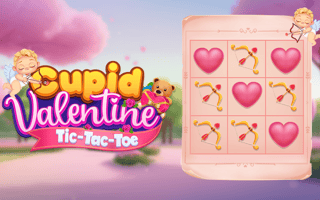 Cupid Valentine Tic Tac Toe game cover