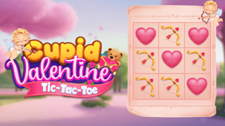 Cupid Valentine Tic Tac Toe game cover