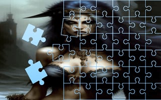 Curses Slide Puzzle game cover